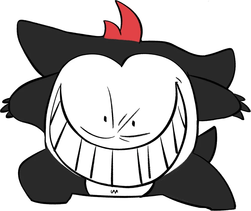 Slightly Unhinged mascot